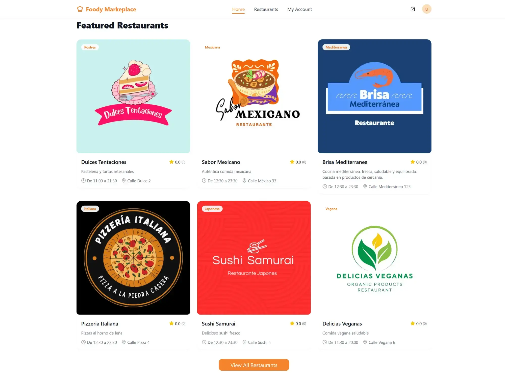 Catálogo de productos