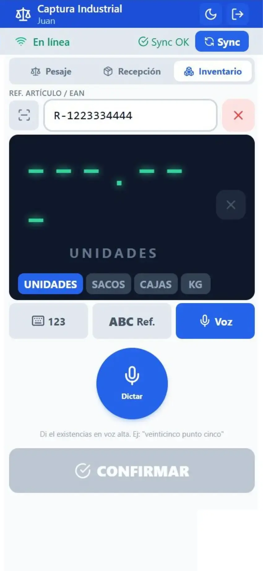Captura de Inventario Inteligente