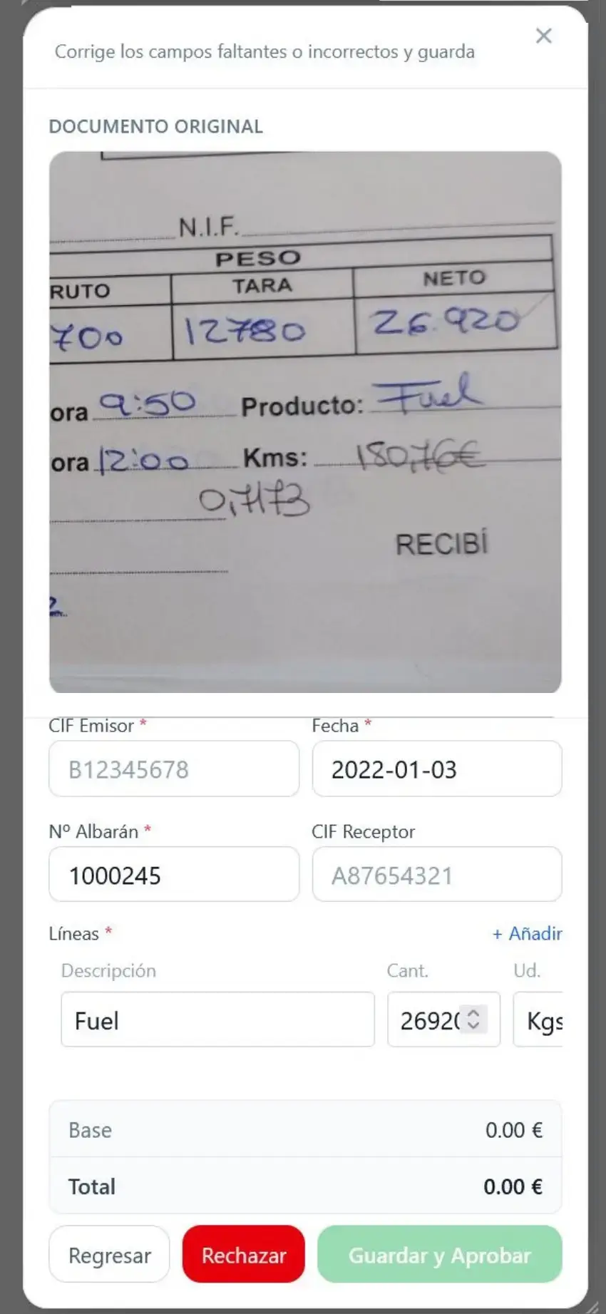 Digitalización de Documentos con IA